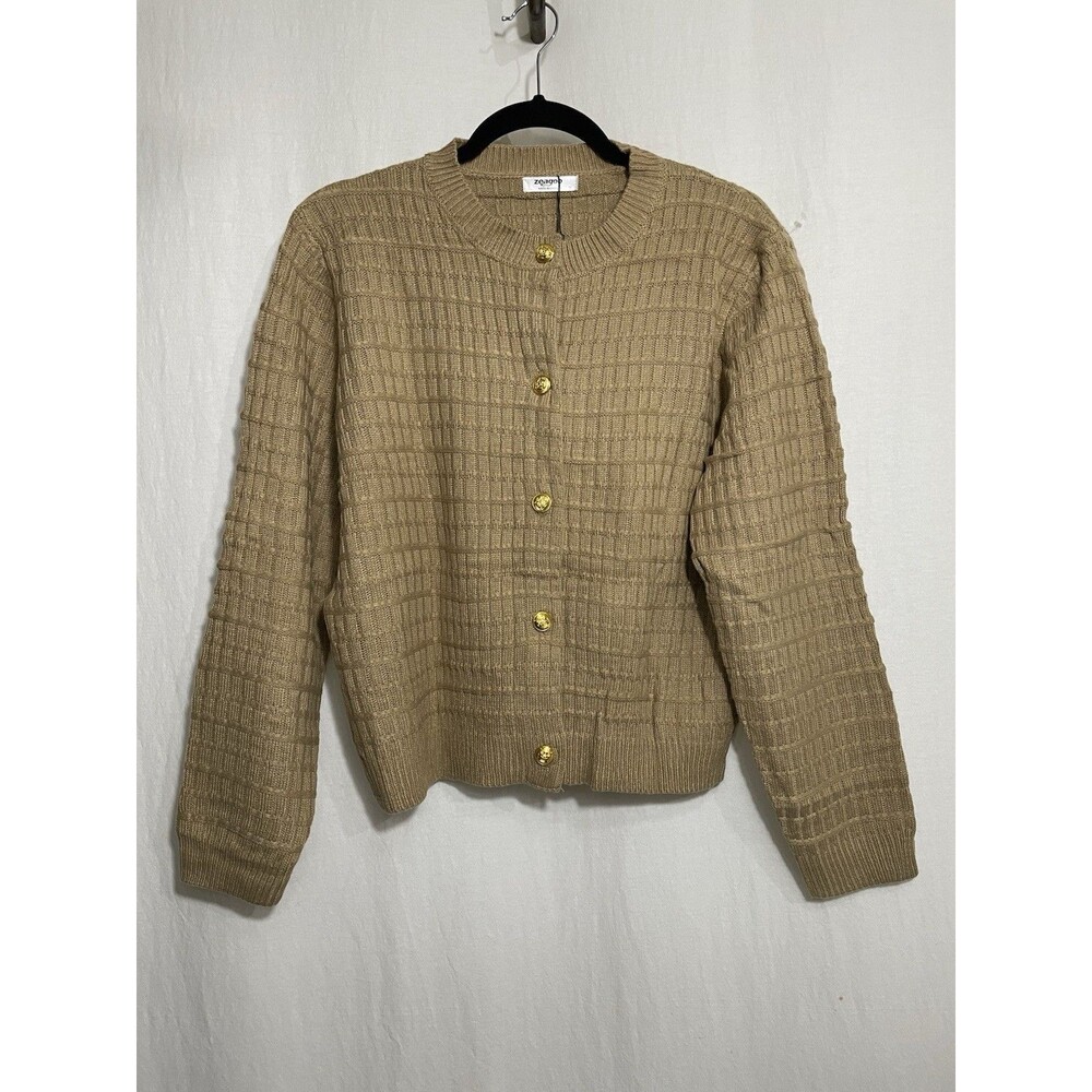 Zeagoo Hunt Cardigan Beige M